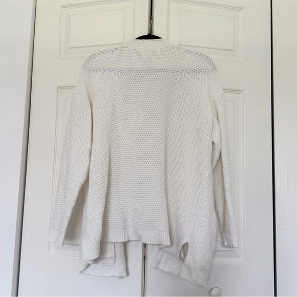 Marine Layer Catalina Cardigan Milk White Open Front Sweater Size Medium - Picture 9 of 9